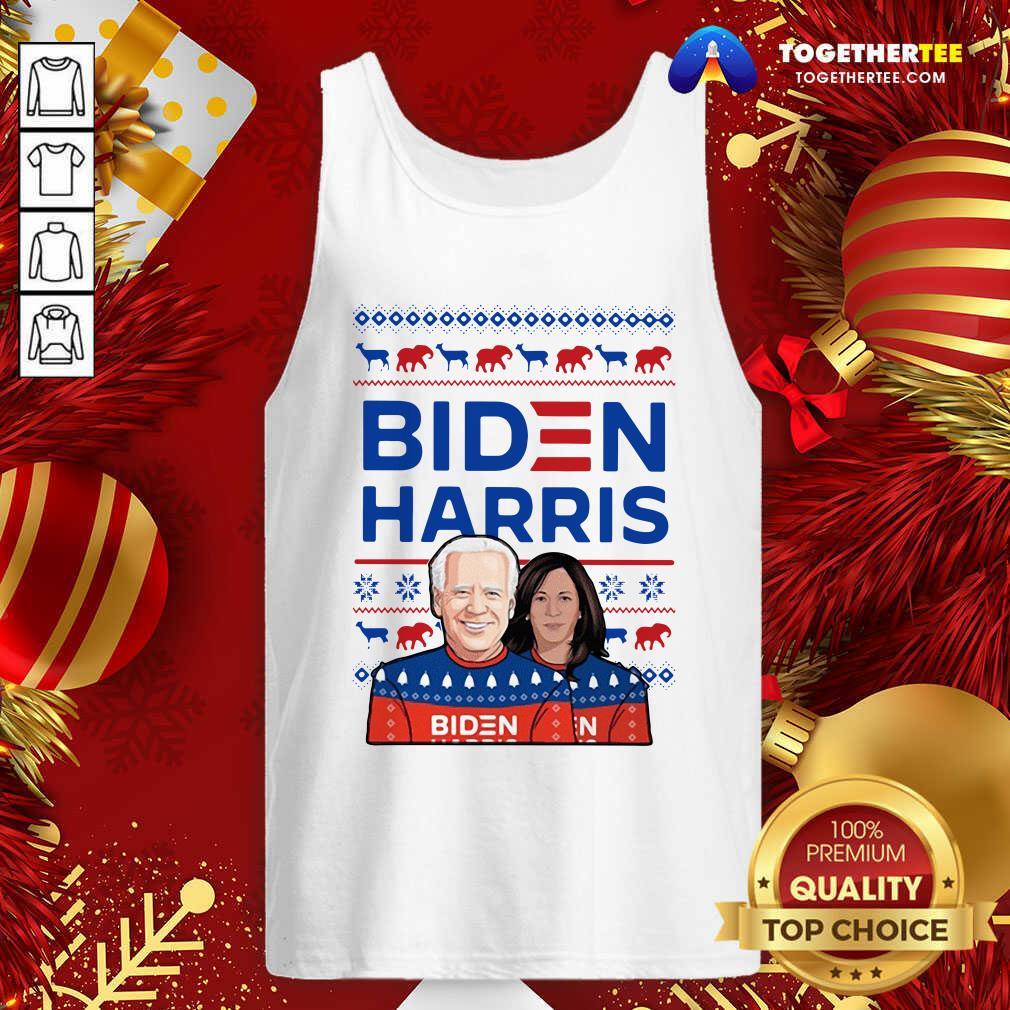 Beautiful Biden Harris Ugly Christmas 2020 Tank Top - Design By Togethertee.com Beautiful Biden Harris Ugly Christmas 2020 Tank Top - Design By Togethertee.com