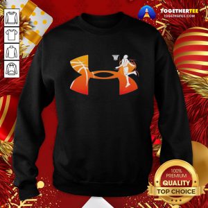 Beautiful Under Armour Playing Basketball Sweatshirt - Design By Togethertee.com