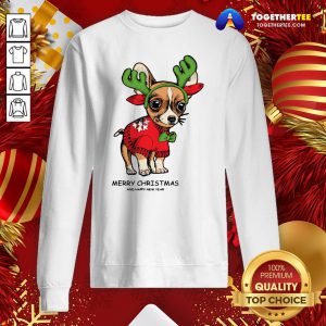 Cute Chihuahua Merry Christmas And Happy New Year Sweatshirt - Design By Togethertee.com