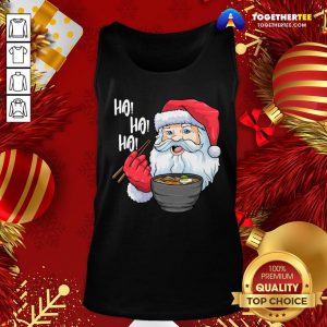 Cute Santa Ramen Noodles Shirt Christmas Japanese Noodles Tank Top - Design By Togethertee.com