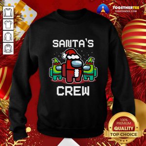 Cute Santa’s Crew Among Us Christmas Sweatshirt - Design By Togethertee.com