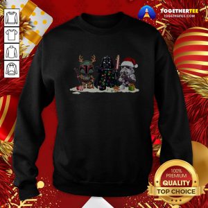 Cute Star Wars Happy Merry Christmas 2020 Sweatshirt - Design By Togethertee.com