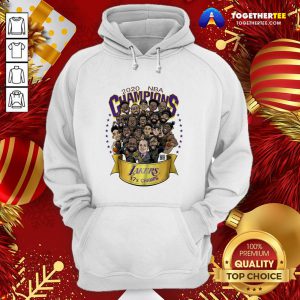Good 2020 NBA Champions Los Angeles Lakers 17 Champs Cartoon Hoodie - Design By Togethertee.com