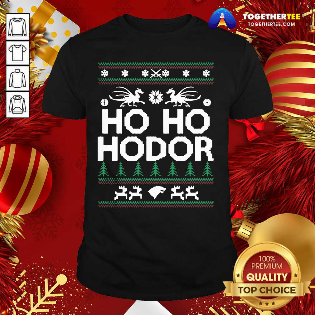 Good Ho Ho Hodor Toothless Merry Christmas Shirt Ho Ho Hodor Toothless Merry Christmas Shirt - Design By Togethertee.com