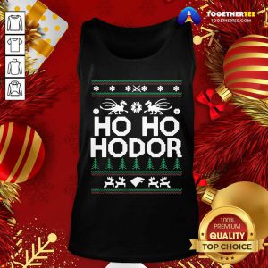 Ho Ho Hodor Toothless Merry Christmas Tank Top - Design By Togethertee.com