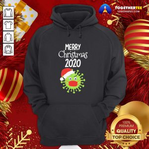 Good Merry Christmas 2020 Quarantine Christmas Viruscorona Hoodie - Design By Togethertee.com