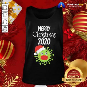 Good Merry Christmas 2020 Quarantine Christmas Viruscorona Tank Top - Design By Togethertee.com