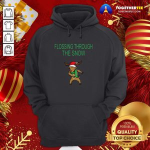 Good Reindeer Flossing Through The Snow Christmas Hoodie - Design By Togethertee.com