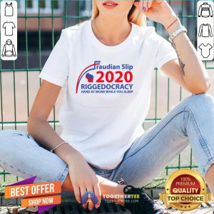 Good Voting Fraud 2020 Presidential Election Riggedocracy V-neck - Design By Togethertee.com