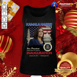Great 2021 Inauguration Day Kamala Harris Commemorative Souvenir Tank Top - Design By Togethertee.com