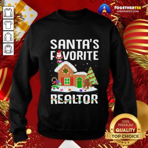 Santa’s Favorite Realtor Anti Covid-19 Merry Christmas 2020 Sweatshirt - Design By Togethertee.com