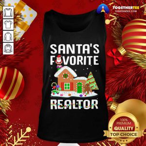 Santa’s Favorite Realtor Anti Covid-19 Merry Christmas 2020 Tank Top - Design By Togethertee.com