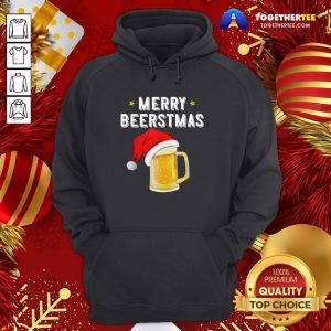 Happy Christmas Beer Merry Beerstmas Drinking Team Squad Ale Party Hoodie - Design By Togethertee.com
