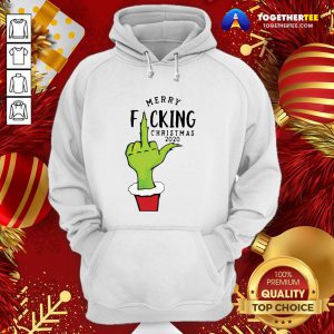 Happy Grinch Hand Merry Fucking Christmas 2020 Hoodie - Design By Togethertee.com