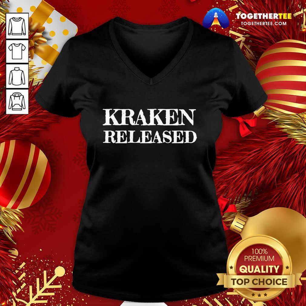 Kraken Released V-neck - Design By Togethertee.com Kraken Released V-neck - Design By Togethertee.com