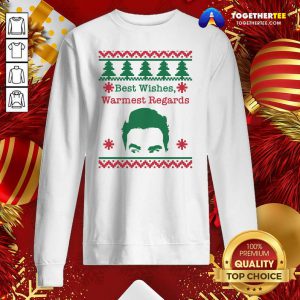 Best Wishes Warmest Regards David Rose Funny Rose Family Schitts Creek Ugly Christmas Sweatshirt - Design By Togethertee.com