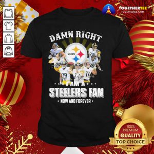 So Damn Right I Am A Pittsburgh Steelers Fan Now And Forever Signature Shirt - Design By Togethertee.com
