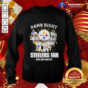So Damn Right I Am A Pittsburgh Steelers Fan Now And Forever Signature Sweatshirt - Design By Togethertee.com