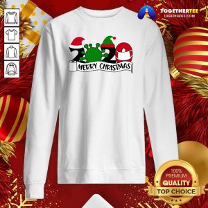 2020 Mask Quarantine Toilet Paper Merry Christmas Sweatshirt - Design By Togethertee.com