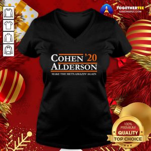 Nice Cohen Alderson 2020 Make The Mets Amazin’ Again V-neck - Design By Togethertee.com