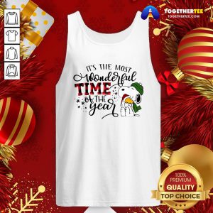 Nice It’s The Most Wonderful Time Of The Year Snoopy Tank Top - Design By Togethertee.com