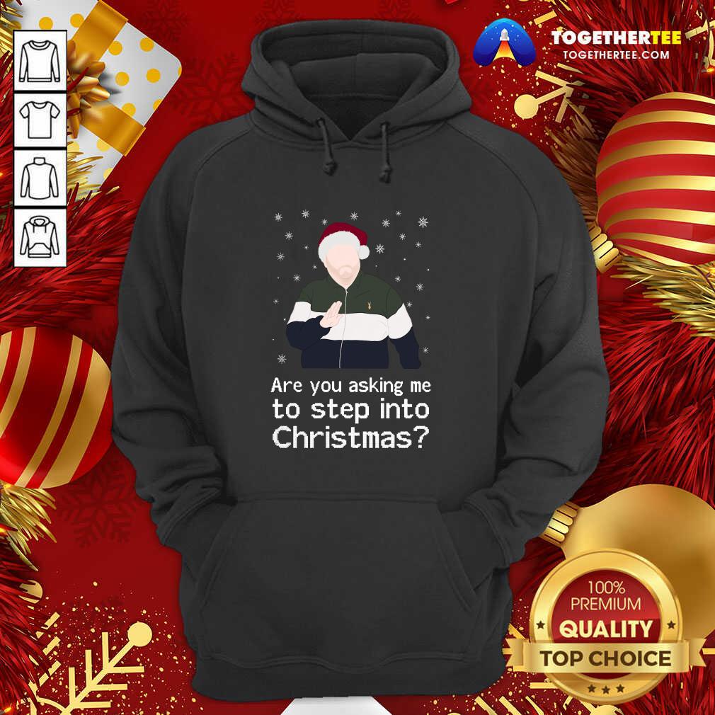 James Corden Are You Asking Me To Step Into Christmas Hoodie - Design By Togethertee.com James Corden Are You Asking Me To Step Into Christmas Hoodie - Design By Togethertee.com