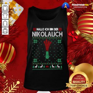 Nice Merry Christmas Hallo Ich Bin Der Nikolauch Tank Top - Design By Togethertee.com
