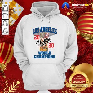 Nice Mlb Los Angeles Dodgers Undefeated 2020 World Championship Dodgers National League Champions 2020 Blue Hoodie - Design By Togethertee.com