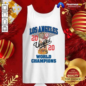Nice Mlb Los Angeles Dodgers Undefeated 2020 World Championship Dodgers National League Champions 2020 Blue Tank Top - Design By Togethertee.com
