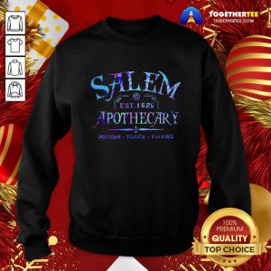 Salem Est 1629 Apothecary Potions Tonics Elixirs Color Sweatshirt - Design By Togethertee.com