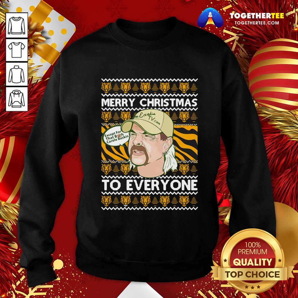 Nice Tiger King Merry Christmas Joe Exotic Big Cat Rescue Carole Baskin SH300 Ugly Christmas Festive Sweatshirt - Design By Togethertee.com Nice Tiger King Merry Christmas Joe Exotic Big Cat Rescue Carole Baskin SH300 Ugly Christmas Festive Sweatshirt - Design By Togethertee.com