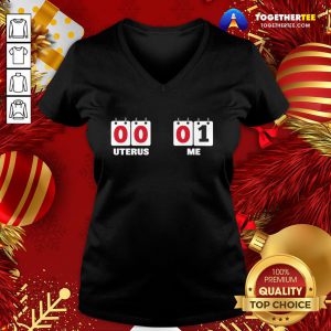 Nice Uterus 0 Me 1 Hysterectomy Recovery Get Well Soon V-neck - Design By Togethertee.com
