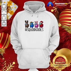 Official Among Us Squad Goals Christmas Hoodie - Design By Togethertee.com