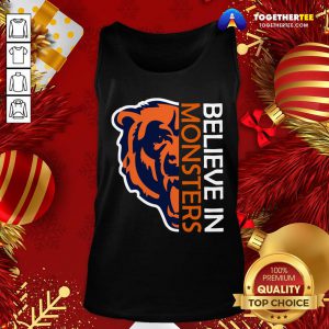 Official Believe In Monsters Chicago Bears Football Tank Top - Design By Togethertee.com