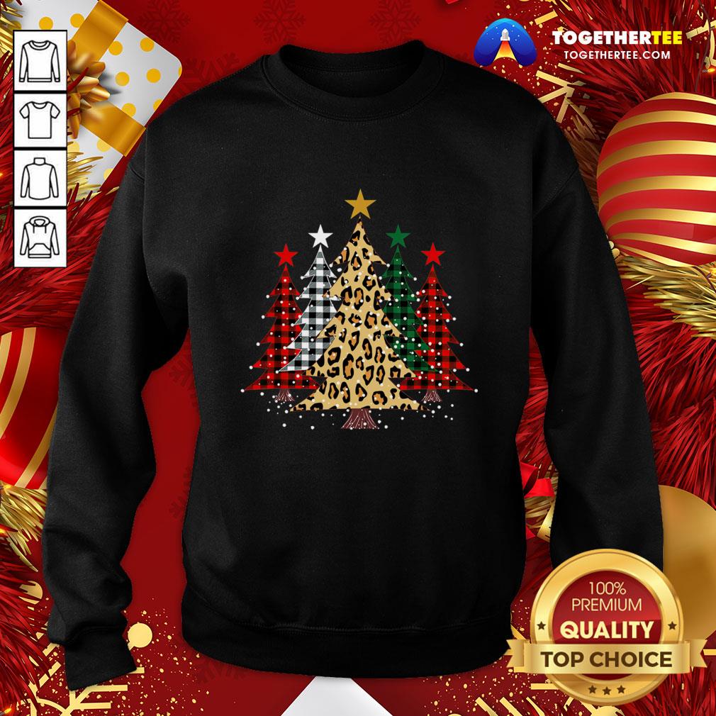 Official Buffalo Plaid And Leopard Christmas Tree Sweatshirt - Design By Togethertee.com Official Buffalo Plaid And Leopard Christmas Tree Sweatshirt - Design By Togethertee.com