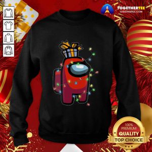 Christmas Santa Among Us Character Coffee Sweatshirt - Design By Togethertee.com