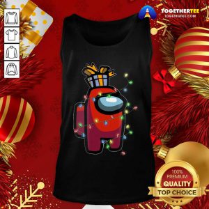 Christmas Santa Among Us Character Coffee Tank Top - Design By Togethertee.com
