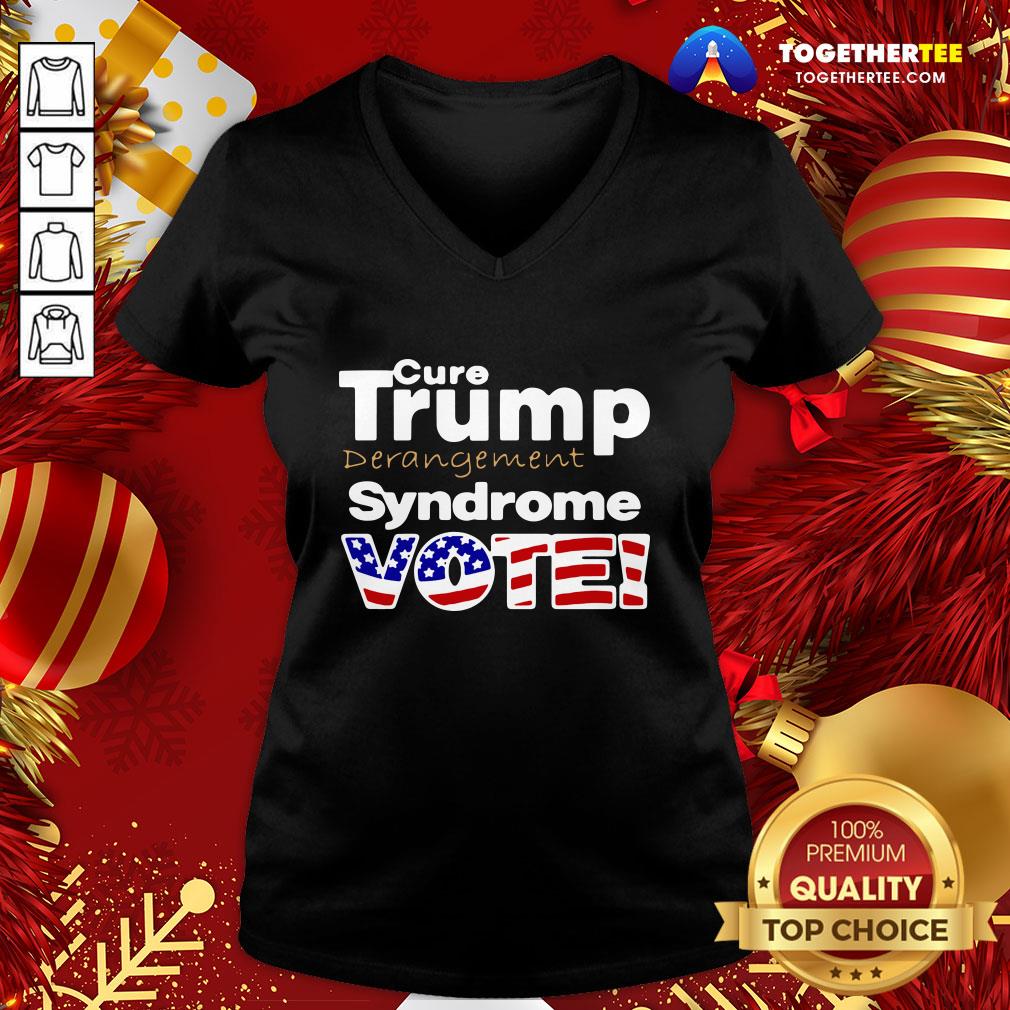 Official Donald Trump Derangement Syndrome Vote V-neck - Design By Togethertee.com Official Donald Trump Derangement Syndrome Vote V-neck - Design By Togethertee.com