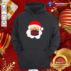 Official Santa Claus Wearing Face Mask 2020 Christmas Hoodie - Design By Togethertee.com