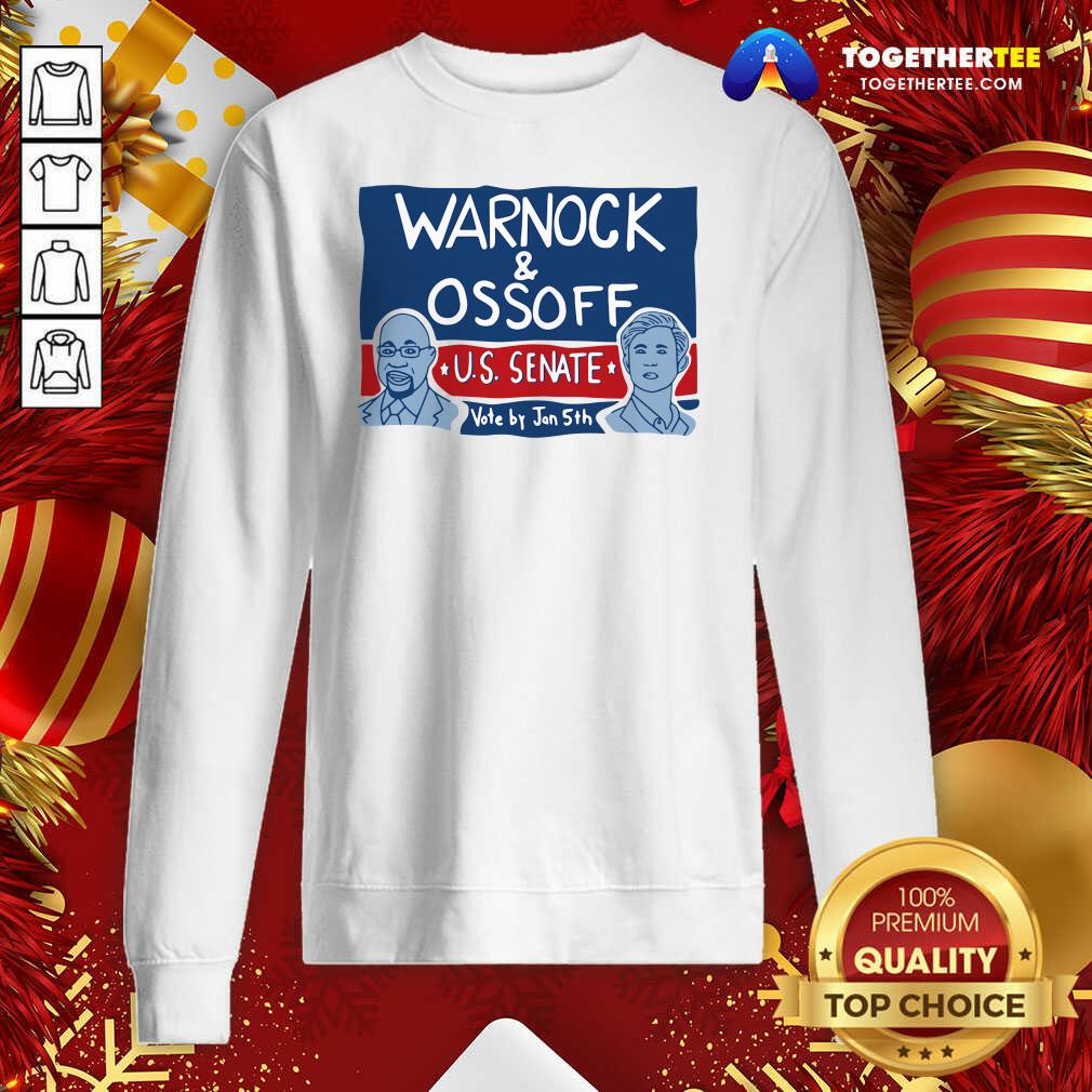 Warnock Ossoff For Senate Sweatshirt - Design By Togethertee.com Warnock Ossoff For Senate Sweatshirt - Design By Togethertee.com