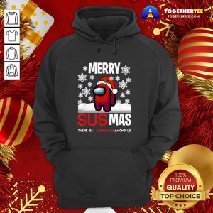 Original Among Us Merry Sus Mas Christmas Hoodie - Design By Togethertee.com