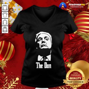 Original Donald Trump The Don Godfather 2020 Presidential V-neck - Design By Togethertee.com