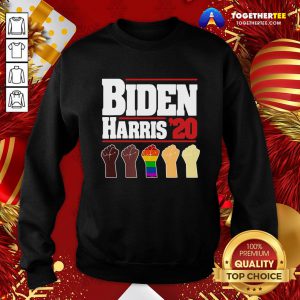 Original Joe Biden Kamala Harris Hand 2020 Sweatshirt - Design By Togethertee.com
