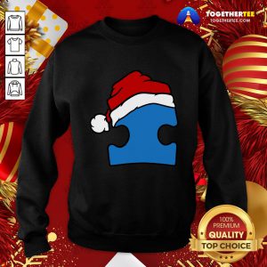Original Santa Autism Christmas Sweatshirt - Design By Togethertee.com