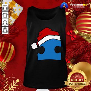 Original Santa Autism Christmas Tank Top - Design By Togethertee.com
