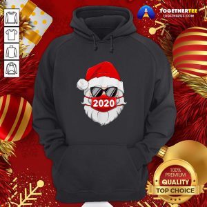 Original Santa With Face Mask Christmas Hoodie - Design By Togethertee.com