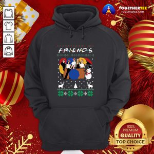 Perfect Friends And Snowman Christmas Ugly Hoodie - Design By Togethertee.com