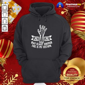 Premium 2020 Was Scary Enough This Is My Costume Hoodie - Design By Togethertee.com