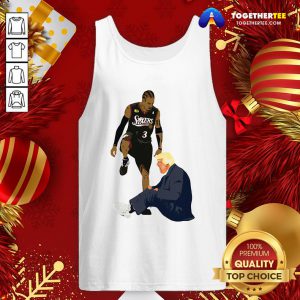 Premium Allen Iverson Steps Over Donald Trump Funny Tank Top - Design By Togethertee.com