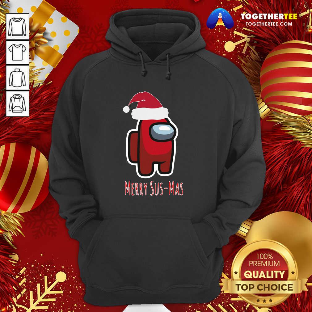 Premium Among Us Mery Sus-Mas Christmas Hoodie - Design By Togethertee.com Premium Among Us Mery Sus-Mas Christmas Hoodie - Design By Togethertee.com